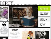 Tablet Screenshot of dirty-mag.com